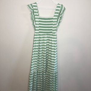 Super cute farmhouse chic maxi dress from Loft!